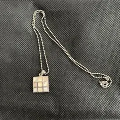 シェル正方形ペンダント ネックレス