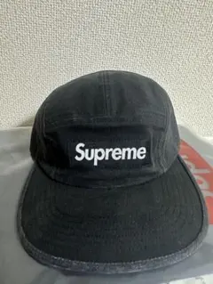 Supreme NYCO Twill Camp Cap ブラック 17aw - メルカリ