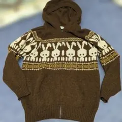 古着屋購入　昭和レトロ　イトキン　ニットパーカー