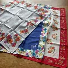 レディースハンカチ KENZO renoma 3枚セット