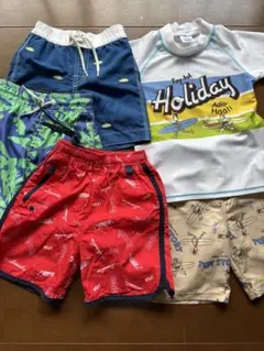 キッズ水着セット サーフィンデザイン