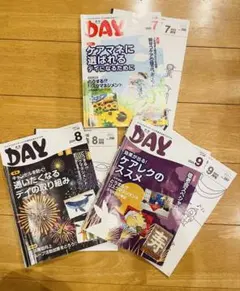 月刊DAY 2024年7月〜9月号セット　素材集付き