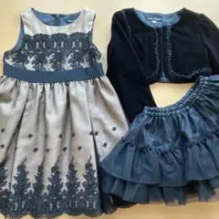 BeBe べべ　子供服　ワンピース　セレモニー服　100