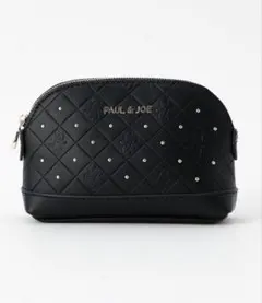 ポール ＆ ジョー アクセソワ ポーチロゴ エンボス・ブラック ポーチ