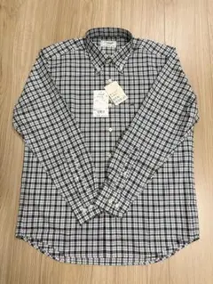 ［今期品］クロコダイル　長袖シャツ チェック柄 Mサイズ