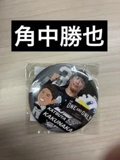 【新品】千葉ロッテマリーンズ　角中勝也　引退記念缶バッジ