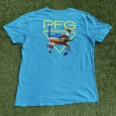 Columbia PFG Tシャツ XL 星条旗 カニ archive y2k
