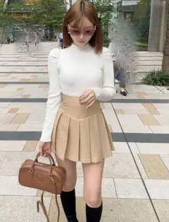 未使用タグ付 Rady リブニットトップス