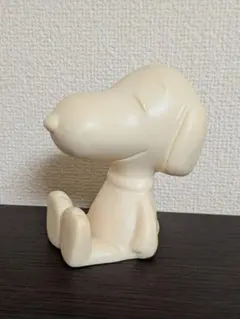 スヌーピー フィギュア クリーム色 約10cm