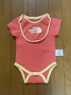 THE NORTH FACE ベビーショートスリーブロンパース 70／スタイ付き