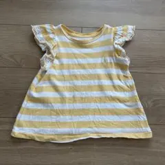 Polo Ralph Lauren レース付きフリル袖 Tシャツ 90