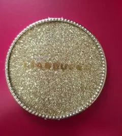 スターバックス韓国⭐コースター⭐キラキラゴールド