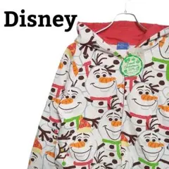 【オラフ 総柄】Disney ディズニー パーカー プルオーバー