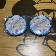 サンリオ　キラキラBIG缶バッジ　シナモロール