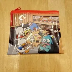 【新品未使用】はぴだんぶい　スシロー　クリアポーチ