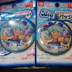 東方　ダイソー　缶バッジ　チルノ