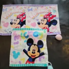 ミッキー・ミニー ループタオル 3枚セット