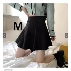 GRL インパン裏地付き フレアミニスカート