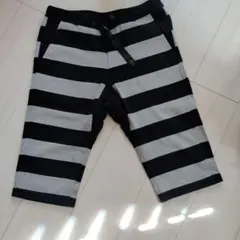 ウエストライド　 ボーダー ハーフパンツ