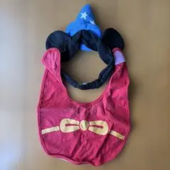 ミッキーマウス　スタイ＆ヘアバンドセット