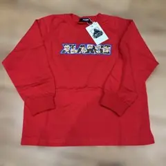 XLARGE レッド 長袖カットソー　110 新品