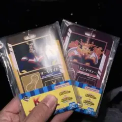 ヒロアカ　一番くじ　カードホルダー オールマイト　エンデヴァー