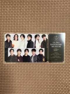 ハンサム展　入場特典　クリアピクチャーチケットB