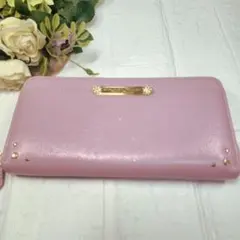 【美品】サマンサタバサ♡プチチョイス ラウンドジップ長財布ピンク