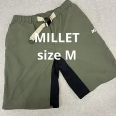 N915♪MILLET ミレー メンズ ショートパンツ カーキ Mサイズのサムネイル