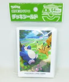 ポケモン カントーの冒険 ピカチュウ＆カビゴン デッキシールド スリーブ