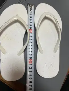 A|X Armani Exchange ビーチサンダル ホワイトのサムネイル