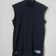 Nike 黒 アンダーシャツ Lサイズ モックネック ノースリーブ