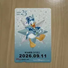 ディズニー リゾートライン フリーきっぷ 25周年 ドナルド
