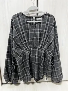 continuier de NICE CLAUP チェック柄シャツ F