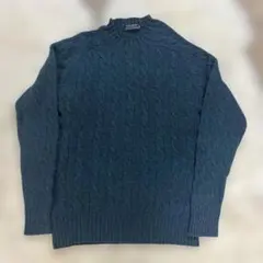 brooks brothers 黒タグ ケーブルネックニット グリーン 40