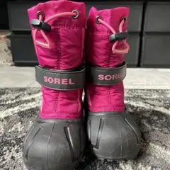 y*o様 最終値下げ SOREL 子ども用防水スノーブーツ 13cmピンク 箱無