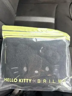 【新品】HELLO KITTY × BRILMY 巾着コスメポーチ BLACK