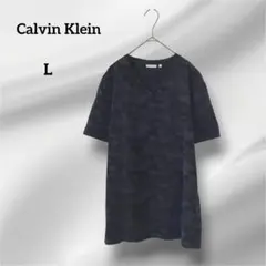 Calvin Klein 半袖Tシャツ Vネック カモフラ柄 Lのサムネイル