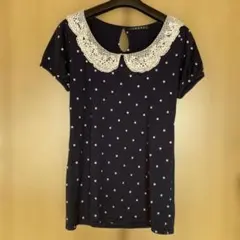 INGNI イング　半袖　襟レース