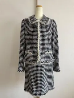 Rene ルネ セットアップ スカートスーツ 英国製生地使用