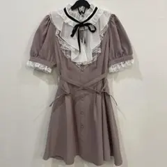 ROJITAダークピンクフリル付き 半袖ワンピース地雷系量産型