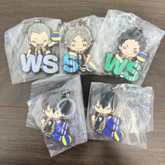 にとたん ハイキュー!! ラバーめじるしガチャマスコット 5個セット
