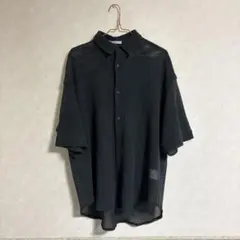 WYM LIDNM MESH LOOSE H/S SHIRT チャコール M