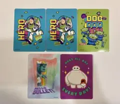 ディズニーストア じゃんけんカード 5枚セット トイストーリー ベイマックスのサムネイル