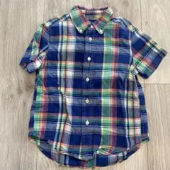 ラルフローレン　チェック柄 半袖シャツ