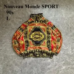 90s Nouveau Monde SPORT（L）ジャケット＊バロック柄＊派手
