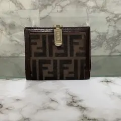 未使用級FENDY 財布 ズッカ 折りたたみ　おしゃれ　希少　ユニセックス 2025年最新】フェンディ 財布 ズッカの人気アイテム - メルカリ