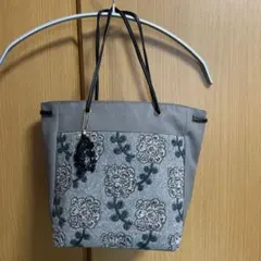 ⭐️ミナペルホネン ハンドメイド バック mina perhonen - mina perhonen ミナ ペルホネン 花柄 刺繍