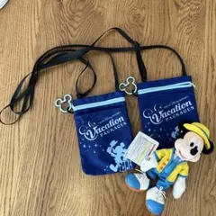 東京ディズニーリゾート バケーションパッケージポーチ 2個セット ミッキー人形