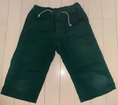 ハーフパンツ　140 緑色